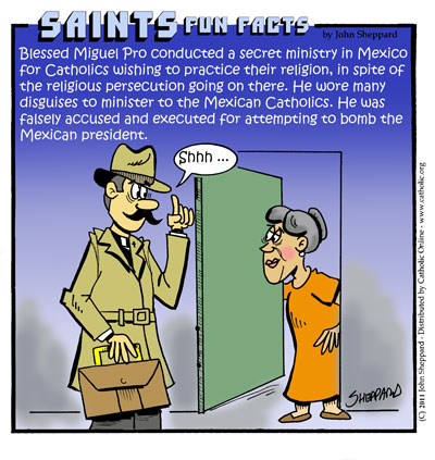 Saints Fun Facts for Bl. Miguel Pro