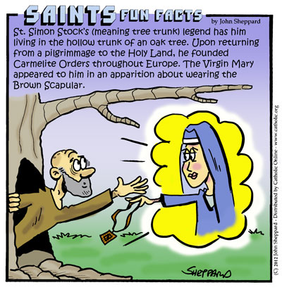 Saints Fun Facts for St. Simon Stock