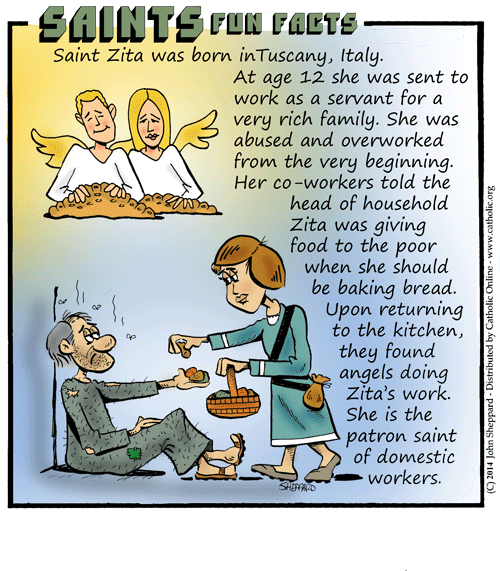 Saints Fun Facts for St. Zita