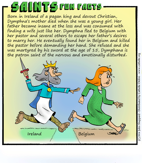 Saints Fun Facts for St. Dymphna