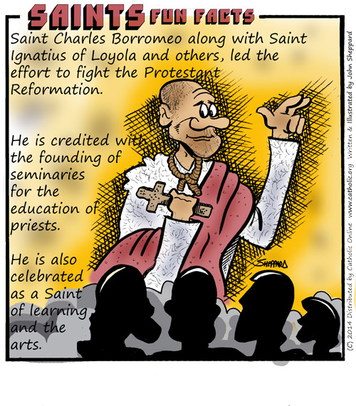 St. Charles Borromeo Saints Fun Facts for St. Charles Borromeo