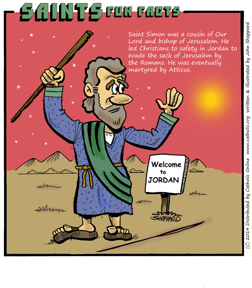 Saints Fun Facts for St. Simon