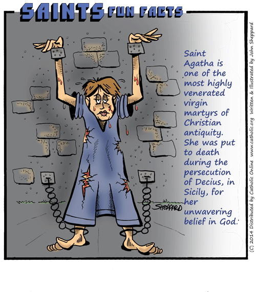 Saints Fun Facts for St. Agatha